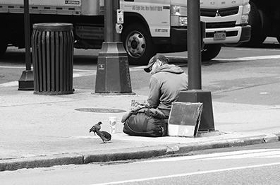 Homeless : Street Life : New York : Personal Photo Projects : Photos : Richard Moore : Photographer